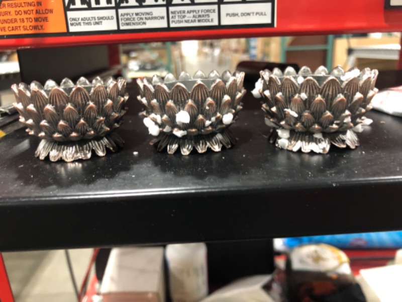 Photo 1 of 45 Small Metal Bowls For Candles Bronze