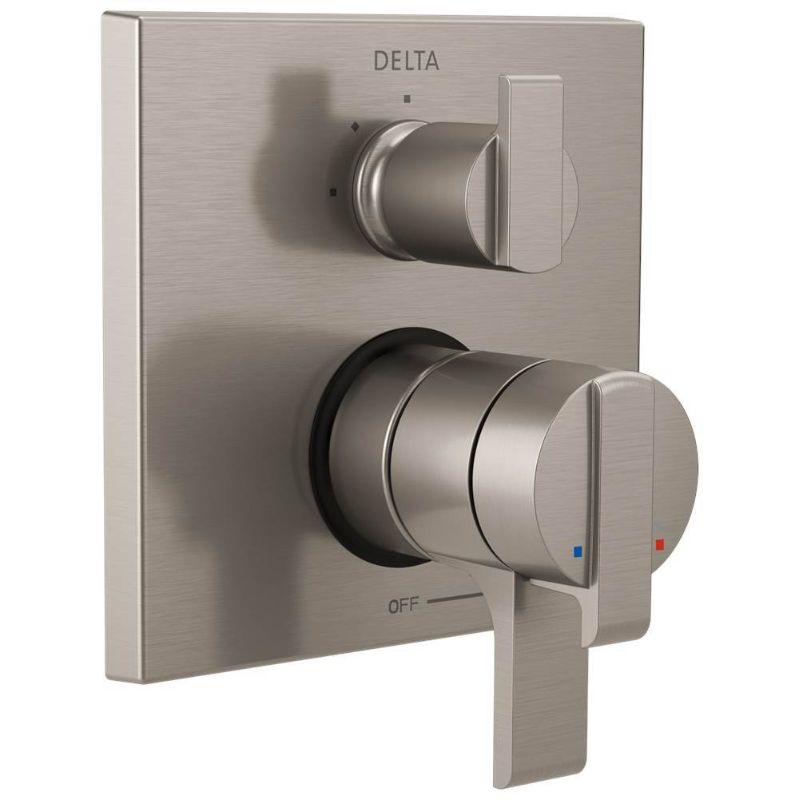 Photo 1 of Delta Faucet - T27867-SS - Ara® Angular Modern Monitor® 17 Series Valve Trim with 3-Setting Integrated Diverter
