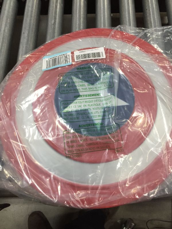 Photo 2 of Metal Captain America Shield 1:1 Cosplay Party Props Full Size Replica Red
