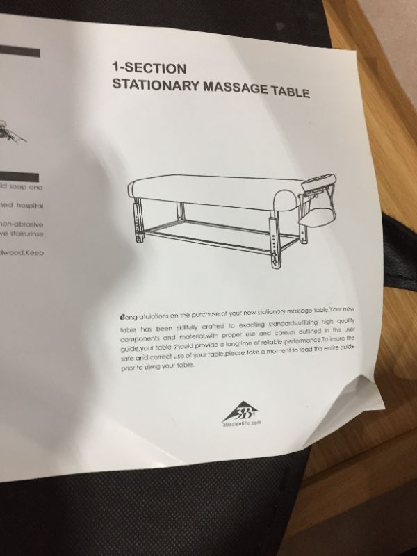 Photo 4 of 1 Section Stationary Massage Table