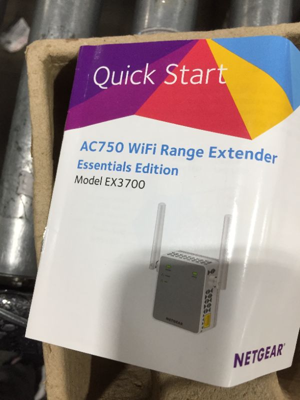 Photo 2 of NETGEAR Wi-Fi Range Extender EX3700 - Coverage Up to 1000 Sq Ft and 15 Devices with AC750 Dual Band Wireless Signal Booster & Repeater (Up to 750Mbps Speed), and Compact Wall Plug Design
