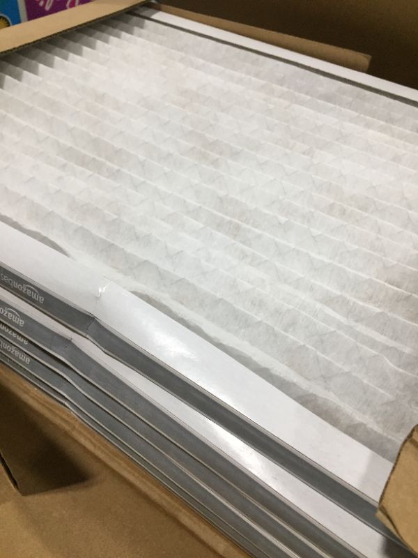 Photo 3 of Amazon Basics Merv 8 AC Furnace Air Filter - 20'' x 25'' x 1'', 6-Pack
