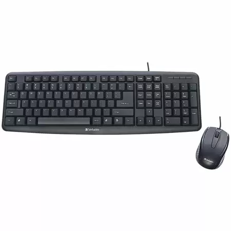 Photo 1 of Verbatim 99202 Slimline Corded Usb Keyboard & Mouse