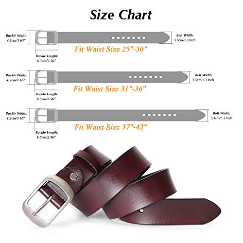 Photo 1 of Fashion Womens Leather Belts SUOSDEY with Pin Buckle Waist Belt for Jeans Pants
