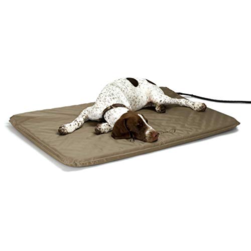 Photo 1 of K & H PET PRODUCTS Lectro-Soft Outdoor Heated Pet Bed Tan Large 25 X 36 Inches