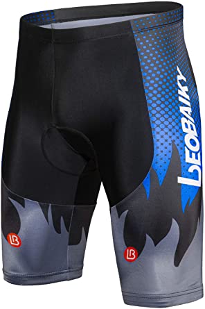 Photo 1 of Men's-Cycling-Shorts Padded-Bike-Shorts 4D Bicycle Riding Pants Biking Cycle Tight Breathable, SIZE XL