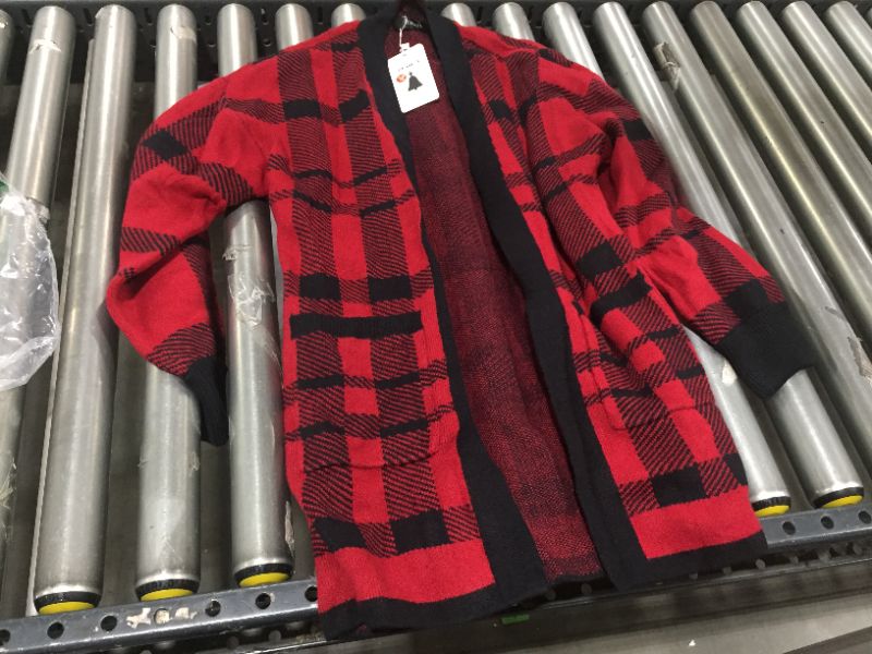 Photo 1 of ZESICA PLAID FLANNEL PULLOVER SWEATER, SIZE M