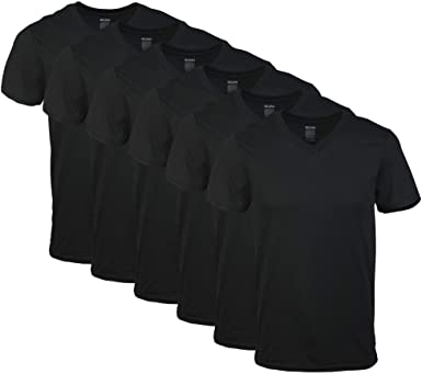 Photo 1 of Gildan Platinum Men's 6-Pack V-Neck T-Shirt SIZE L
