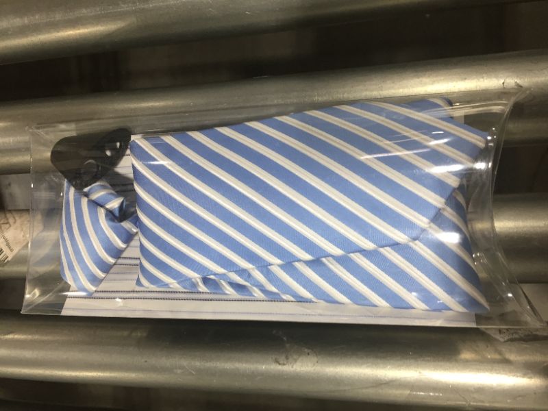 Photo 2 of Sky Blue Striped Pre-tied Tie