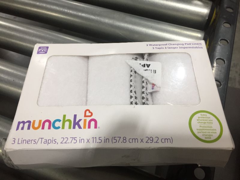 Photo 2 of Munchkin Waterproof Changing Pad Liners, 3 Count
