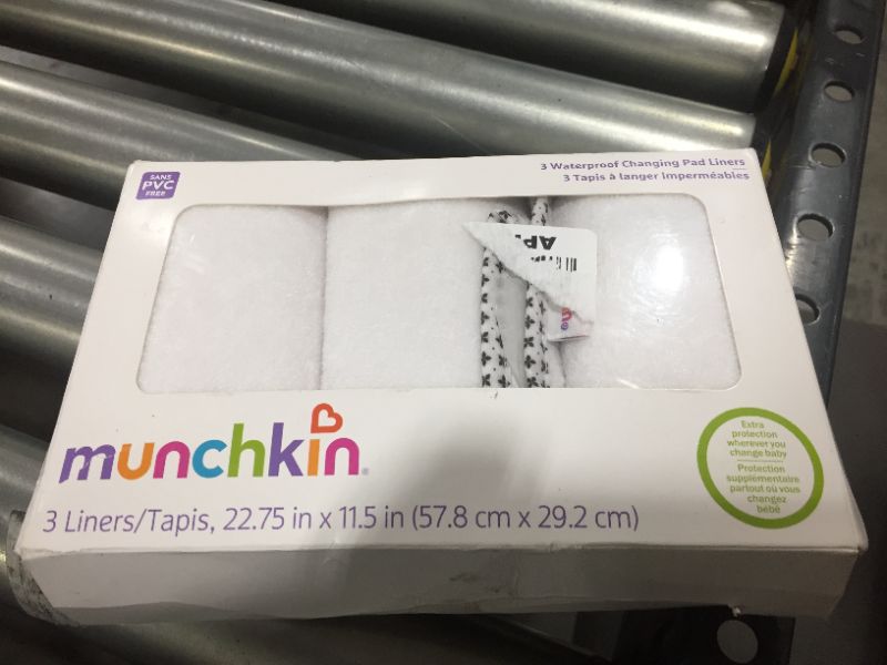 Photo 1 of Munchkin Waterproof Changing Pad Liners, 3 Count
