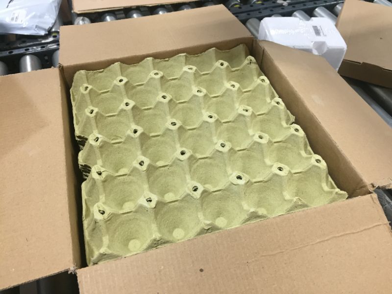 Photo 2 of 30-Cell Egg Crates (20 Trays) ,Stackable Pulp Fiber Egg Flats ,for Storaging Eggs, Small Tools,Cardboard Egg Cartons for Soundproofing for Walls
