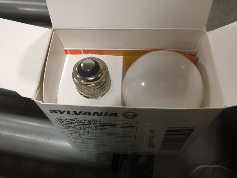 Photo 2 of SYLVANIA Bluetooth Mesh LED Smart Light Bulb, One Touch Set Up, A19 60W Equivalent, E26, RGBW Full Color & Adjustable White, Works with Alexa Only - 2 PK (75760)
