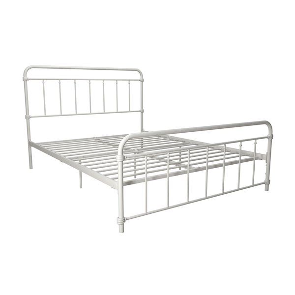 Photo 1 of DHP Wallace Metal Bed - Full - 46-in x 57-in x 78-in - White