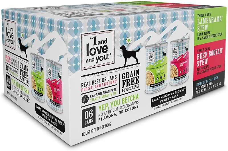 Photo 1 of "I and love and you" Naked Essentials Wet / Canned Dog Food - Grain Free, Cage Free, Free Range - for Large and Small Dogs (Variety of Flavors) 2 pack
Best by 03/24/24