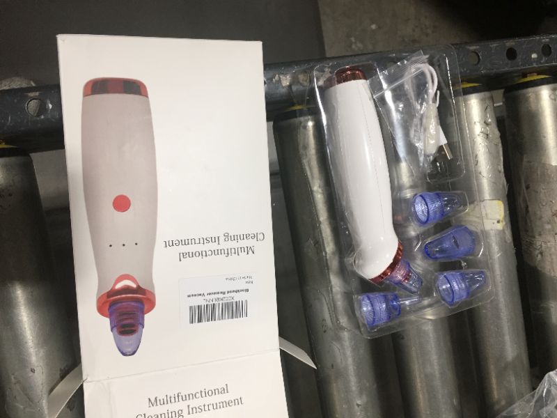Photo 1 of Blackhead remover vacuum - Electric Pore Vacuum Blackhead Comedone Acne Extractor, Face Blackhead Pore Cleaner Vacuum Whitehead Remover Tool Suction Device with 4 Replaceable Suction Probes?white?
