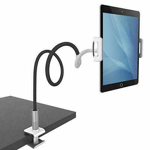 Photo 1 of Gooseneck Tablet Holder Lamicall Stand Flexible Arm Clip Gray LS 02, WHITE