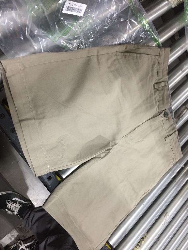 Photo 1 of AMAZON ESSENTIALS KHAKI SHORTS, SIZE 31W