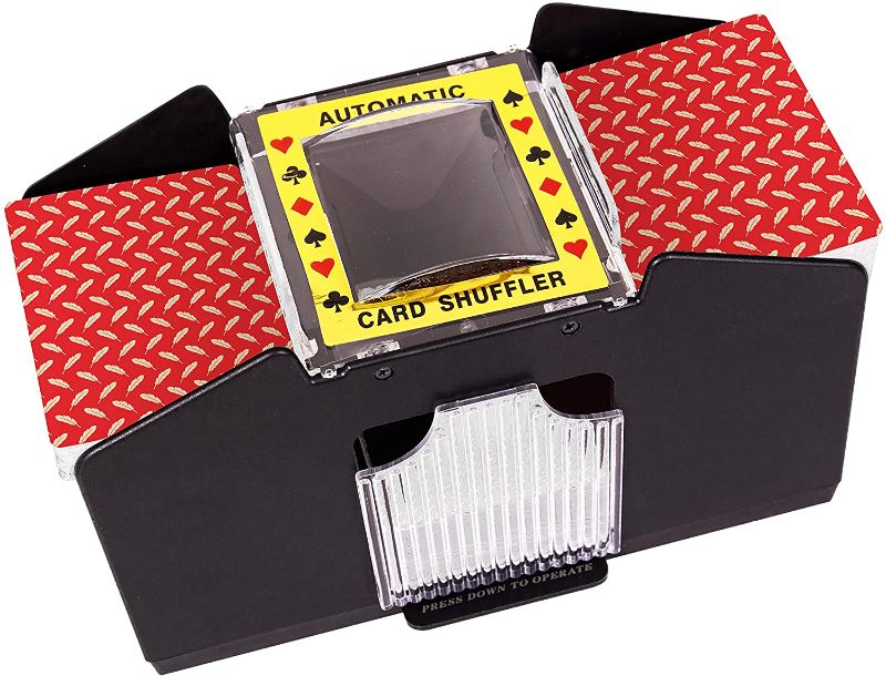 Photo 1 of Battery Operated Automatic Card Shuffler, 4 Deck Card Shuffler for Home Card Games, Poker, Rummy, Blackjack
