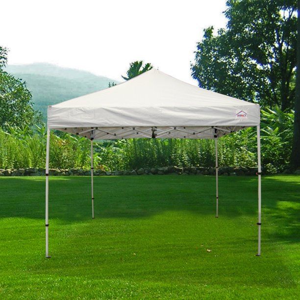 Photo 1 of Canopy 10 x 10 ft. Pop Up Canopy Tent, WHITE