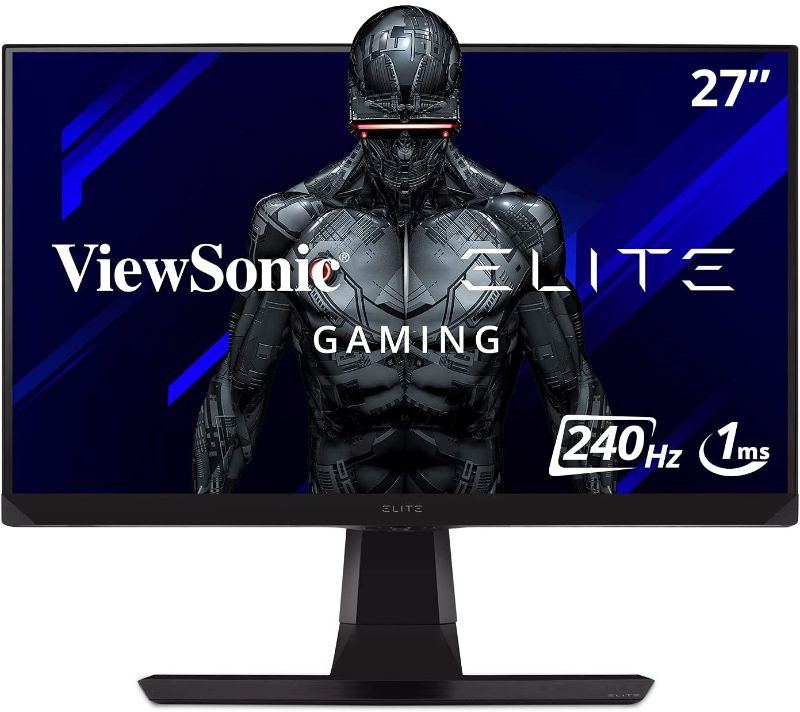 Photo 1 of ViewSonic ELITE XG270 27 Inch 1080p 1ms 240Hz IPS G-SYNC Compatible Gaming Monitor with Elite Design Enhancements and Advanced Ergonomics for Esports , Black
Missing Power Cable