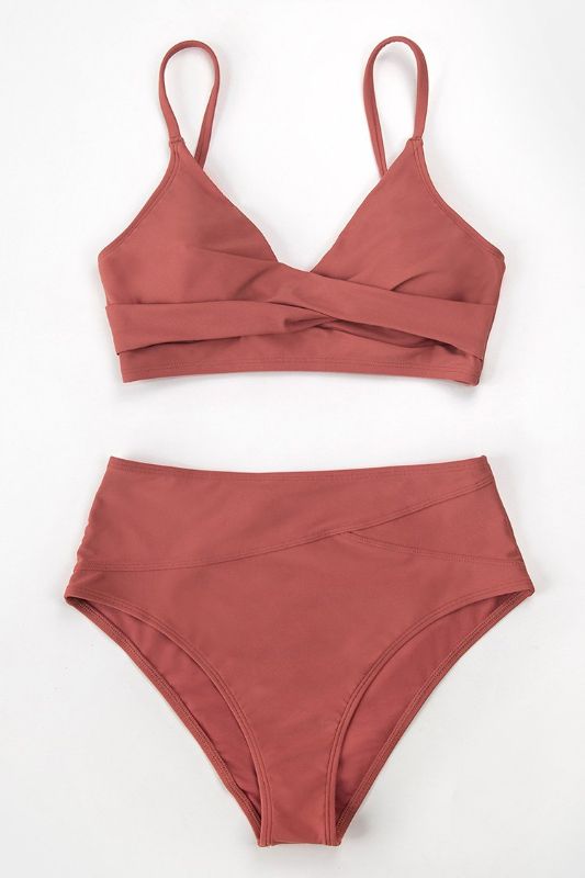 Photo 1 of Marsala Twist High Waisted Bikini XL