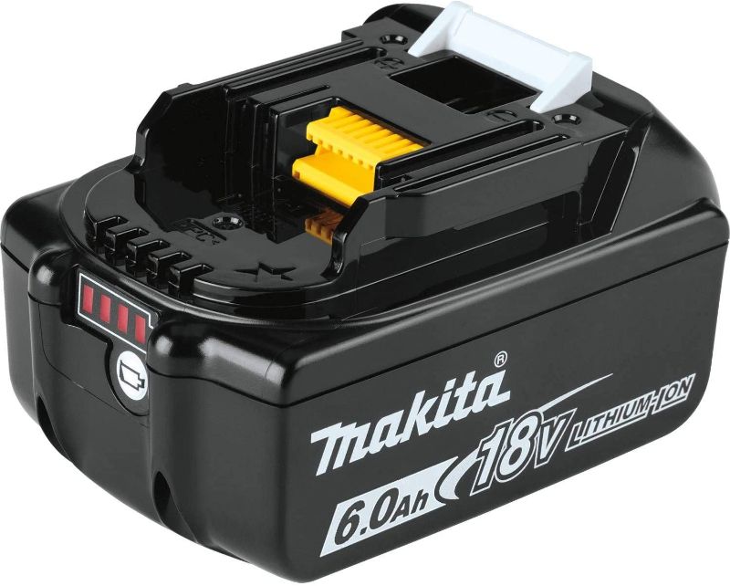 Photo 1 of Makita BL1860B 18V LXT Lithium-Ion 6.0 Ah Battery
