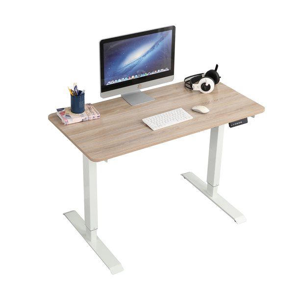 Photo 1 of Single Motor Electric Height Adjustable Standing Desk-W61432722
