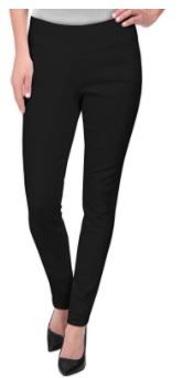 Photo 1 of Hybrid & Company Super Comfy Stretch Pull-On Millennium Twill Pant, BLACK, SIZE L
