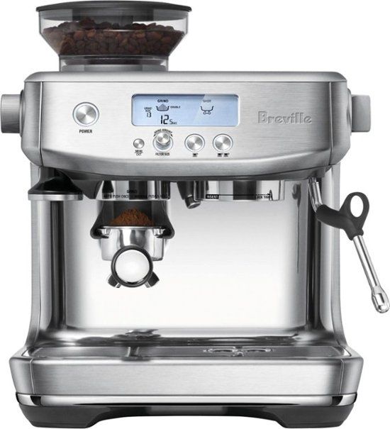 Photo 1 of Breville - the Barista Pro Espresso Machine with 15 bars of pressure, Milk Frother and intergrated grinder - Brushed Stanless Steel, BRAND NEW
