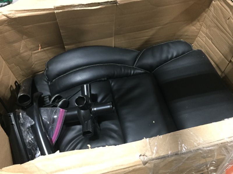 Photo 1 of BLACK LEATHER OFFICE CHAIR