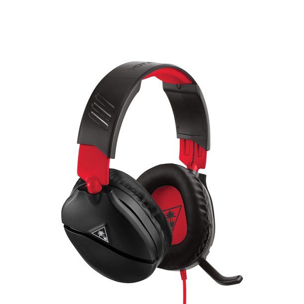 Photo 1 of Recon 70 Wired Stereo Gaming Headset, Red & Black, Turtle Beach, Nintendo Switch, 731855080106
