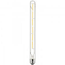 Photo 1 of Sunlite 80471 LED Filament T8 Tubular Light Bulb 5 Watts (40W Equivalent), 430 Lumens, Medium E26 Base, Dimmable, 300 mm, ETL Listed, 1 Pack, 2700K-Warm White
