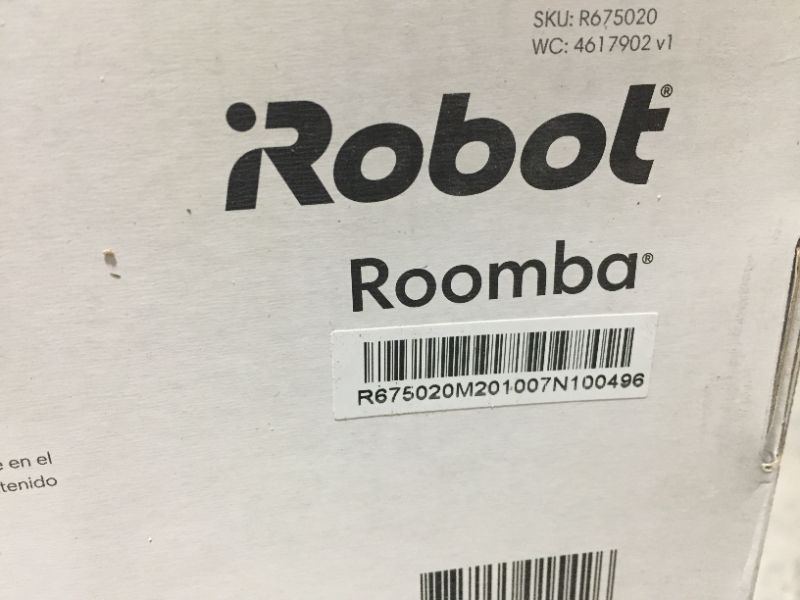 Photo 2 of iRobot Roomba 675 Wi-Fi Connected Robot Vacuum
