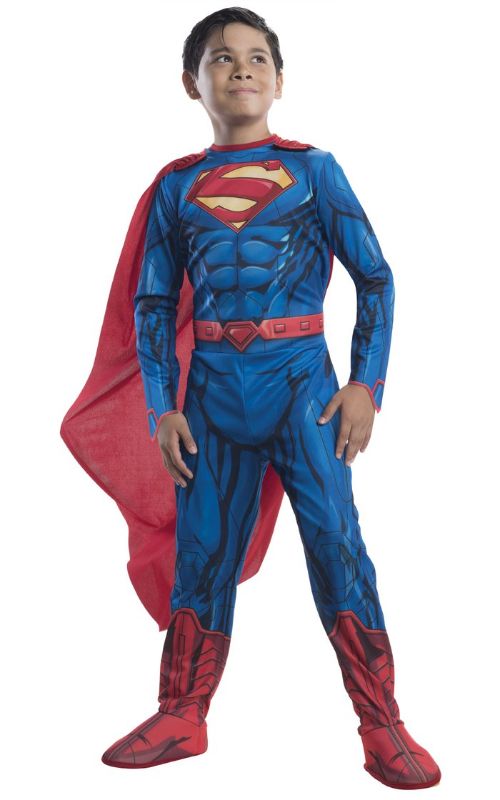 Photo 1 of Dawn of Justice Trick-or-Treat Pail And Costume Bundle, Superman Costume, Size Medium