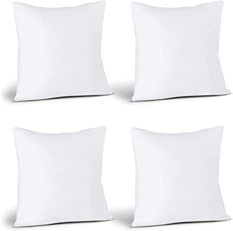 Photo 1 of 4 PACK OF 18 X 18 INCH PILLOW INSERTS