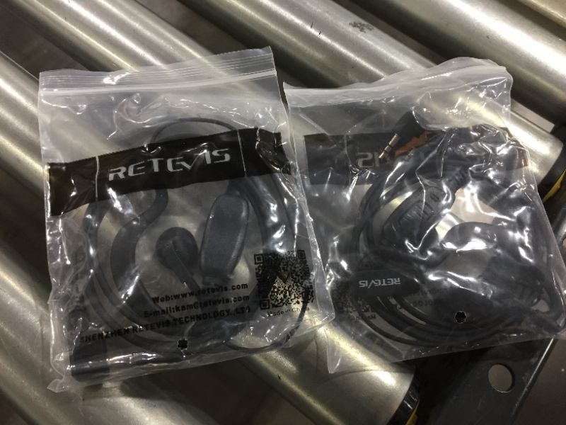 Photo 2 of 2pcs Retevis RE-3120 C-type Earhook Earpiece Walkie Talkie Headset For Retevis RT21 RT24 H777 RT22 RT27 RT618 Baofeng UV-5R 888S
