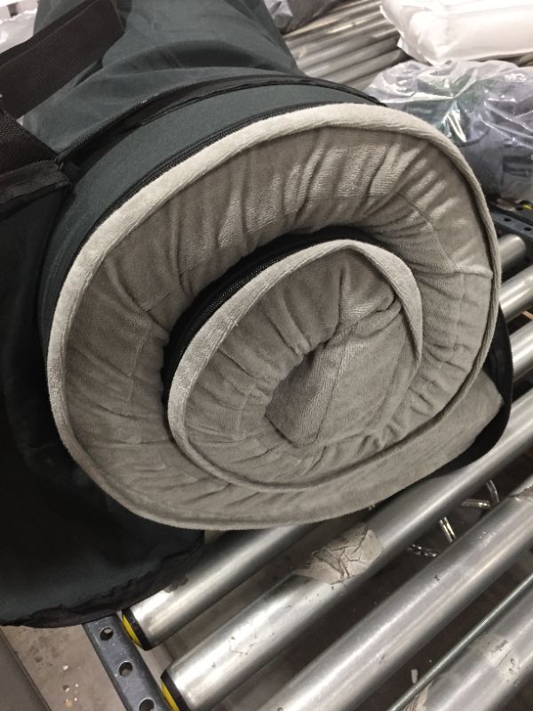 Photo 1 of BETTER HABITAT CertiPUR-US SleepReady Memory Foam Floor & Camping Mattress. Twin, Single, Kids. 100% Memory Foam. Roll Out, Portable Sleeping pad, Waterproof Cover, Travel Bag.