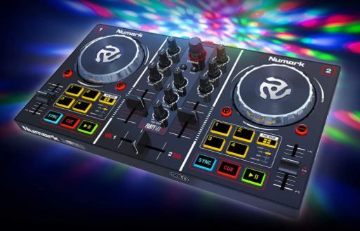 Photo 1 of Complete DJ Controller Set for Serato DJ with 2 Decks, Party Lights, Headphone Output, Performance Pads and Crossfader/Mixer