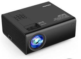 Photo 1 of Mini Projector, Portable Video Projector with 45000 Hrs LED Lamp Life, Full HD 1080P Supported, Compatible with TV PS4,HDMI, VGA,TF, AV and USB