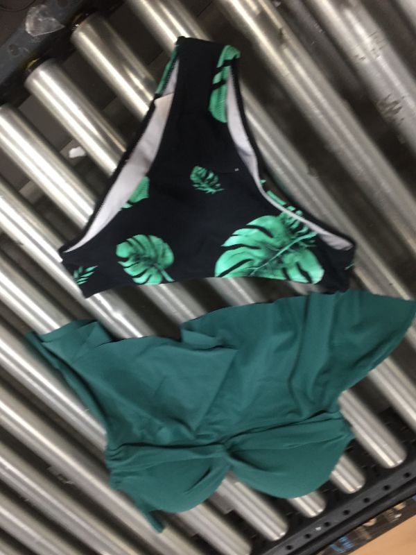 Photo 1 of Cupshe High waist Bikini Green Lg