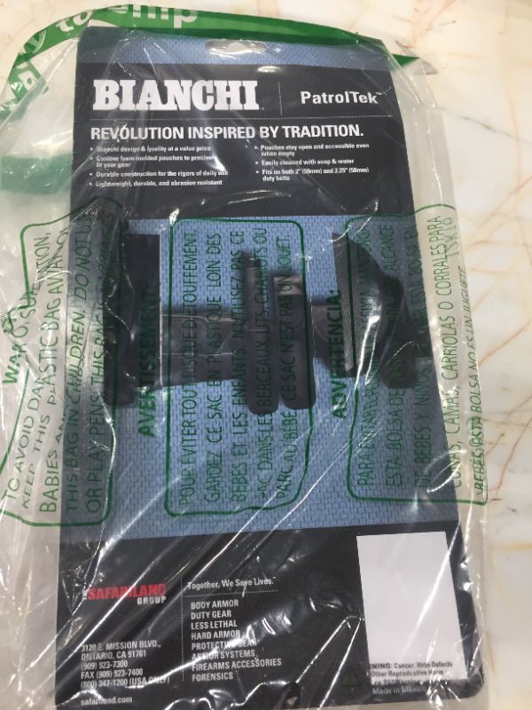 Photo 3 of Bianchi Black PatrolTek Double Handcuff Cuff Case