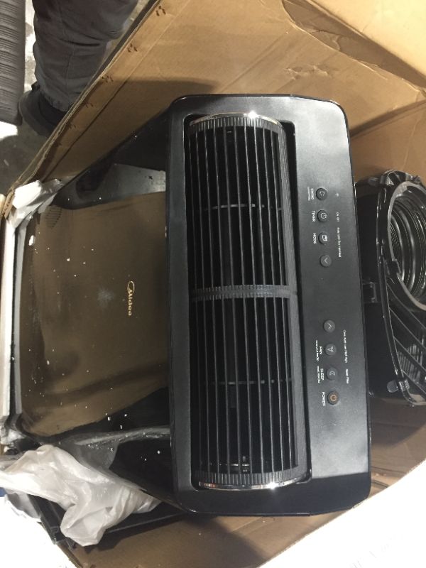 Photo 3 of Midea Duo Ultra Quiet Smart HE Inverter Portable Air Conditioner, Dehumidifier, and Fan, Works With Alexa, Includes Remote Control, 14, 000 BTU with Heater, Cools up to 550 sq.ft.