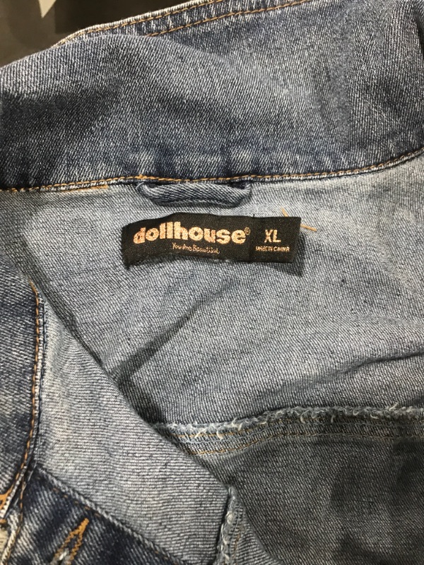 Photo 2 of DollHouse XLarge Denim Jacket 