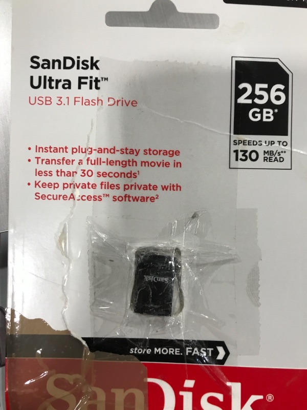 Photo 2 of SanDisk 256GB Ultra Fit USB 3.1 Flash Drive - SDCZ430-256G-G46
