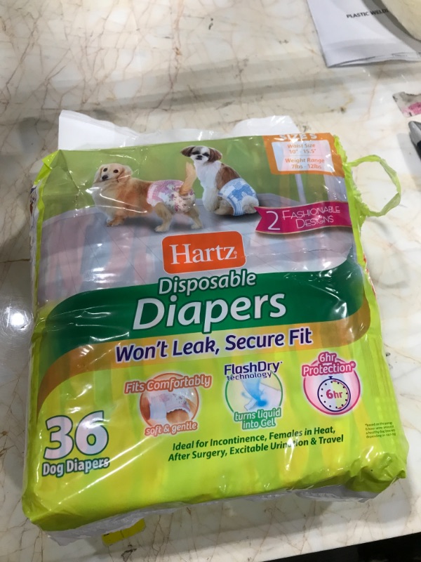 Photo 2 of Hartz Disposable Male & Female Dog Diapers
