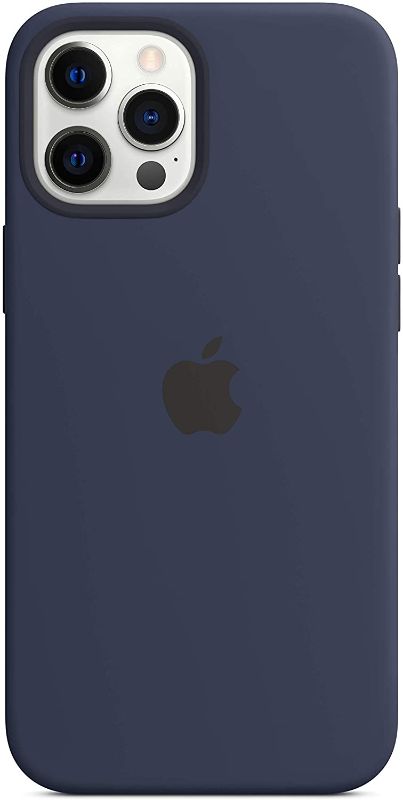 Photo 1 of Apple Silicone Case with MagSafe (for iPhone 12 Pro Max) - Deep Navy
