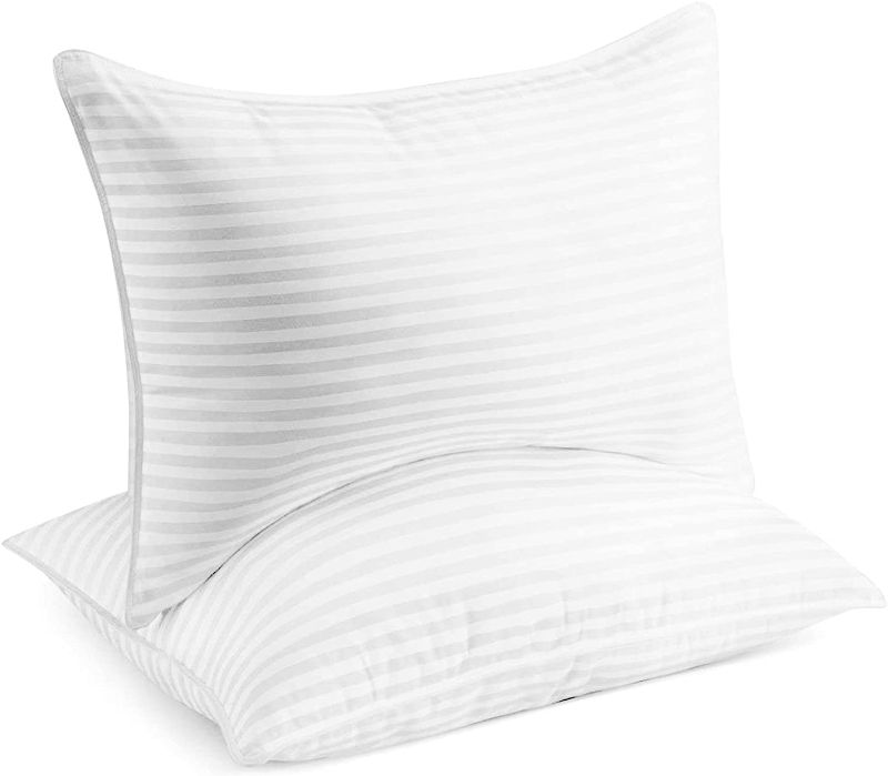 Photo 1 of Beckham Hotel Collection Luxury Linens Down Alternative Pillows for Sleeping, Queen, 2 Pack
