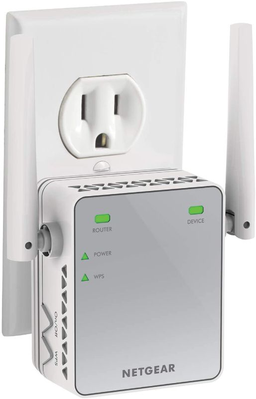 Photo 1 of NETGEAR Wi-Fi Range Extender EX2700 - Coverage Up to 800 Sq Ft and 10 devices with N300 Wireless Signal Booster & Repeater (Up to 300Mbps Speed), and Compact