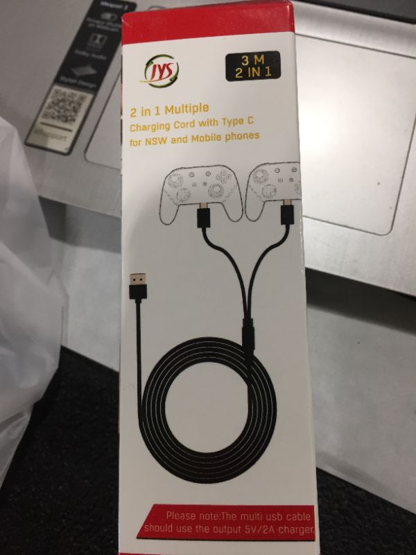 Photo 1 of 2 in 1 TYPE C charging cord